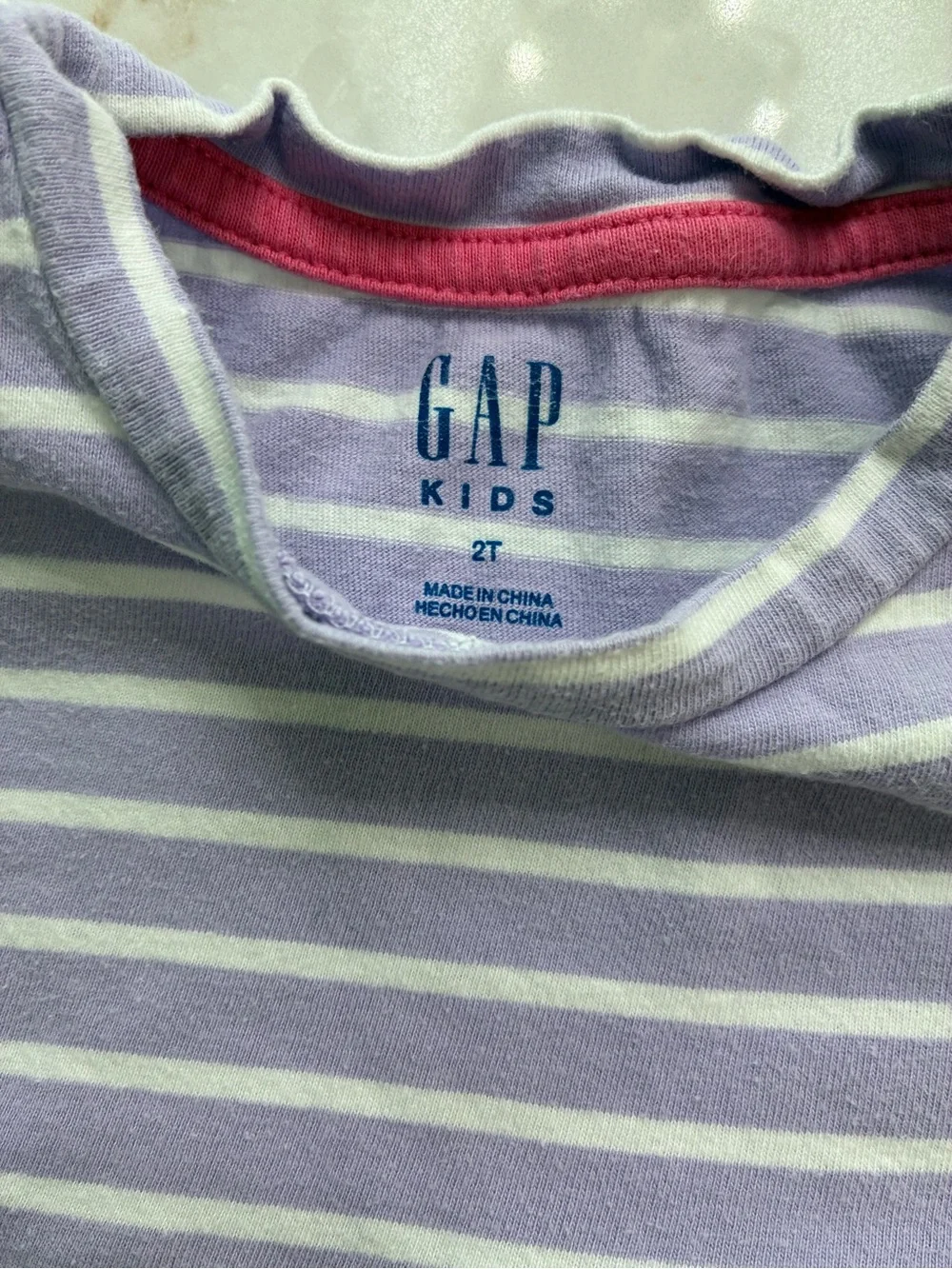 GAP Striped Short Sleeve Dress